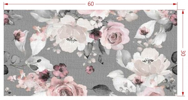Плитка Ceramika Color Punto Rosa Grey Dekor 30x60 2 шт. 