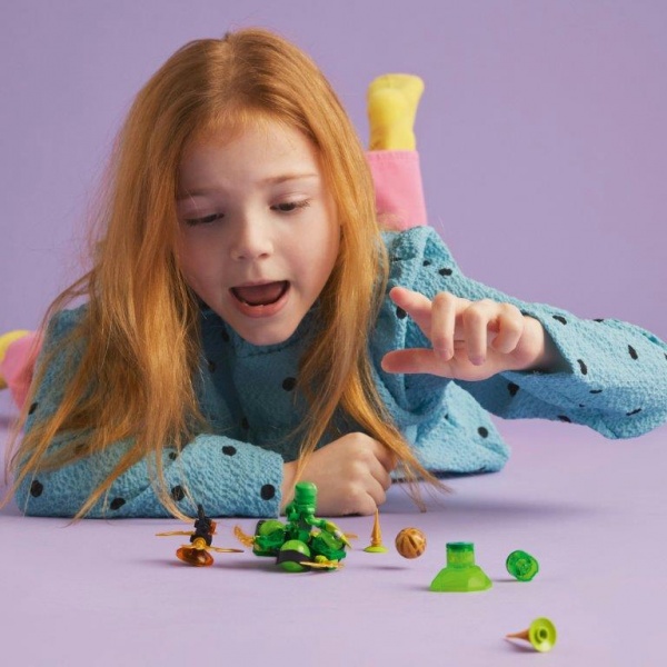 Конструктор LEGO NINJAGO Суперсила дракона Ллойда обертання спін-джитсу 71779