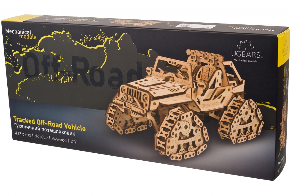 3D-пазл UGEARS Гусеничный внедорожник