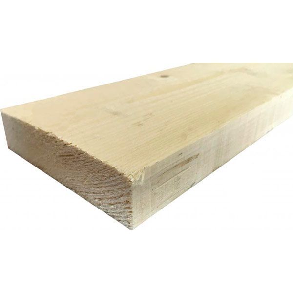 Дошка ЦБМ Осмолода цільна конструкція 20х80х1500 мм смерека