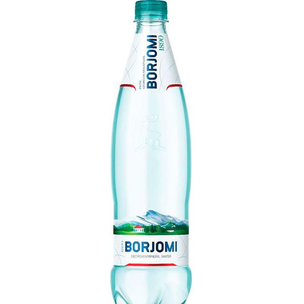 Вода минеральная Borjomi сильногазированная 0,75 л (4860019001414) 