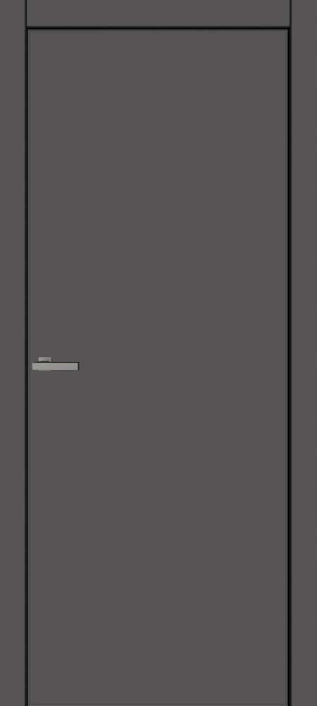 Дверне полотно ОМіС FLAT 01 B (з фрезеруванням п/з 96/85) ПГ 800 мм турмалін