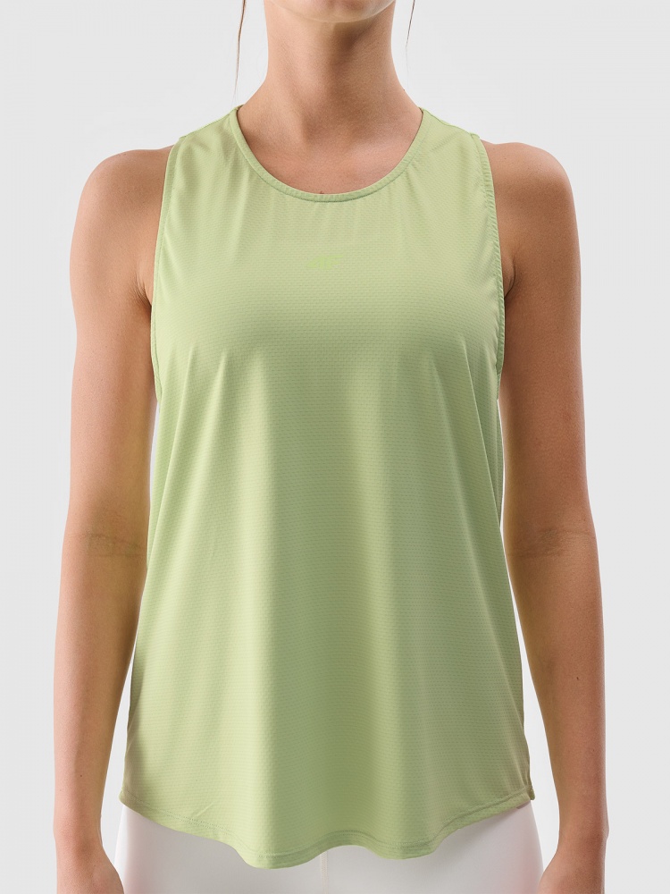Майка 4F SLEEVELESS FNK F412 4FWSS25TFSLF412-42S р.XS зеленый
