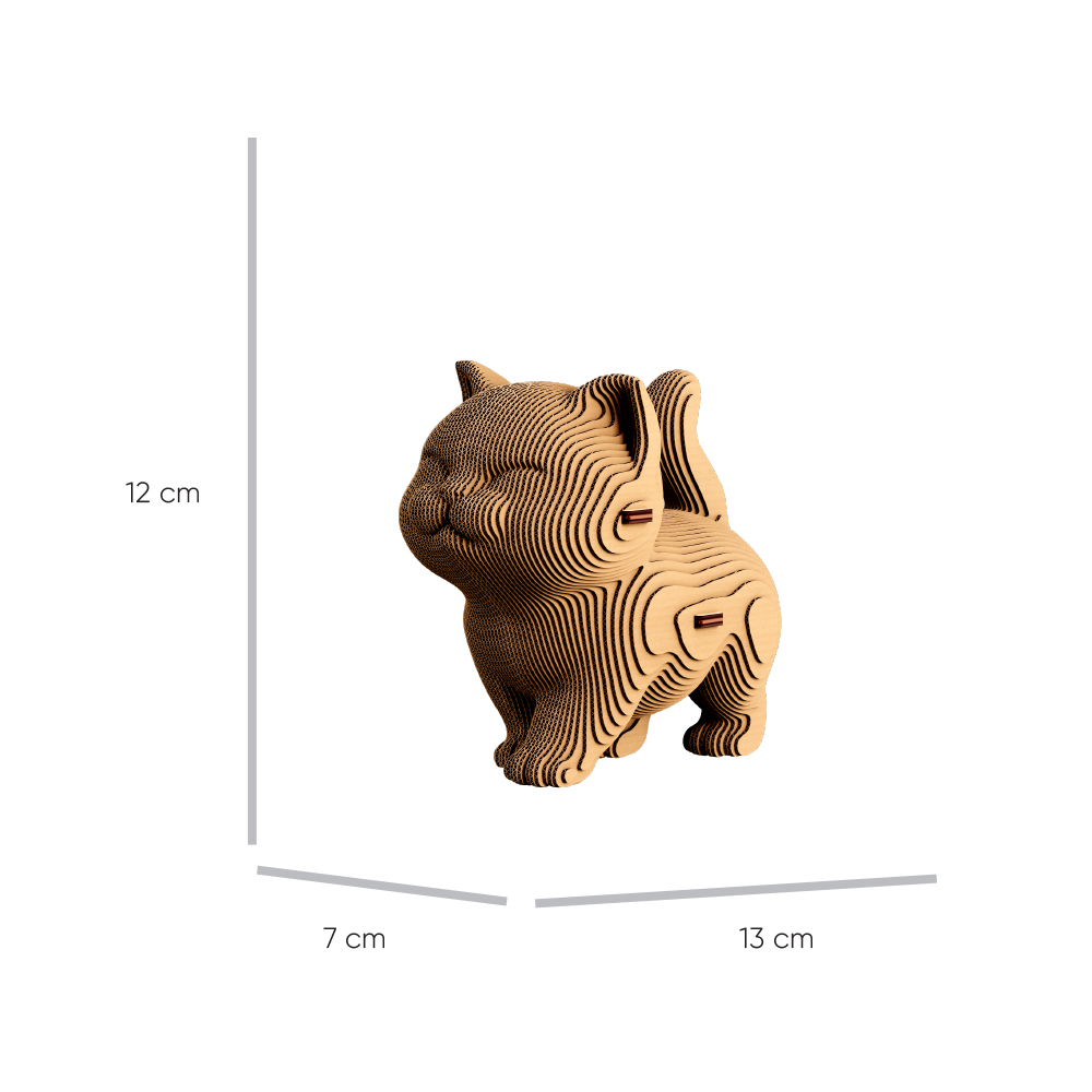 Конструктор картонный Cartonic 3D Puzzle WALKING KITTEN CARTMNWALK