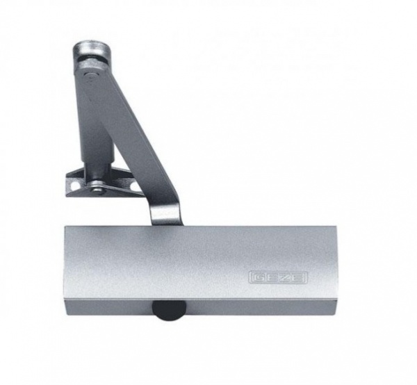 Доводчик дверной Geze TS 4000 + тяга коленная серебряный 120 кг
