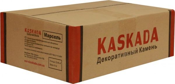 Плитка гипсовая прямая RUSTIKA Марсель песчано-серый 0,44 кв.м 