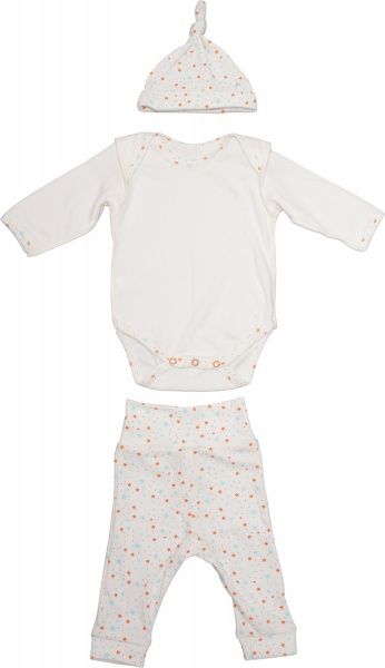 Комплект Маленькие люди 1009-125 белый р.74-80 