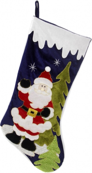 Декорация новогодняя SHENZHEN NANSING SCIENCE сапожок рождественский Дед Мороз 51 см 