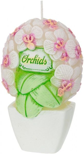 Свічка Букет з орхідеями 14,5 см Bartek Candles