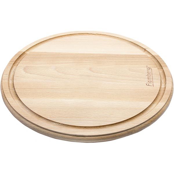 Доска разделочная Flamberg круглая с желобом 30.5x1.8 см