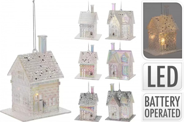 Ялинкова іграшка з підсвічуванням 10 см 