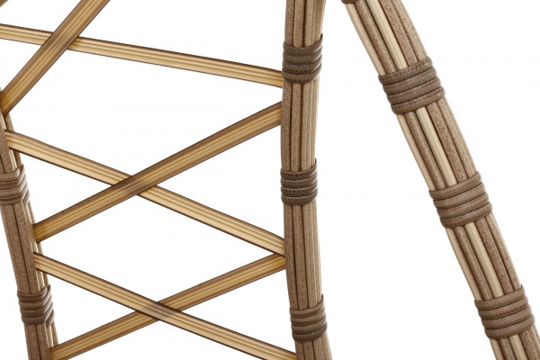 Кресло-кокон Феникс плетение зигзаг пробка