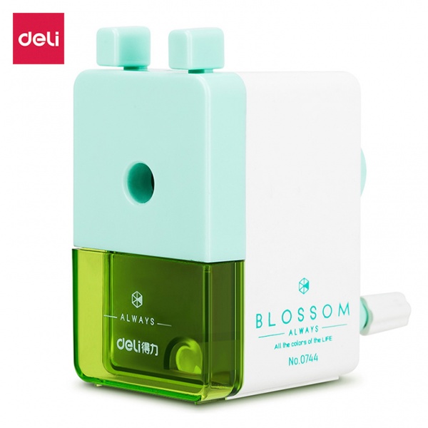 Чинка механічна зелена 0744 Deli