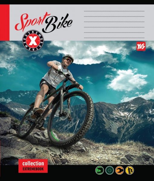 Комплект зошитів Extreme 2018 36 аркушів в лінію 15 шт. YES