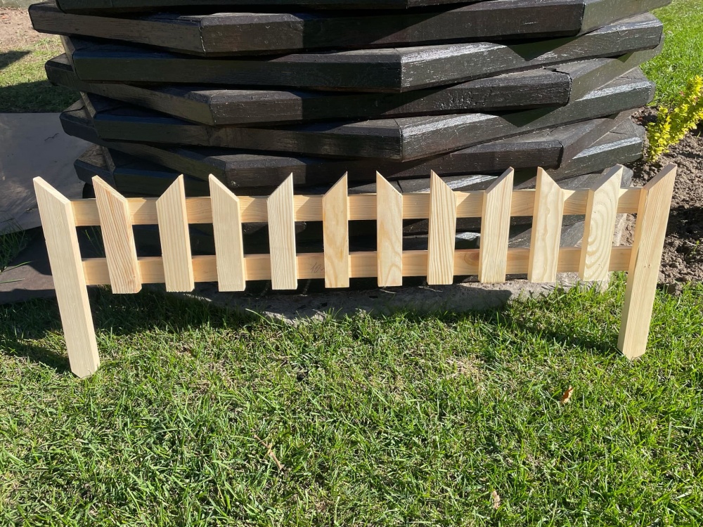 Декоративное ограждение для клумб 1000х350 мм