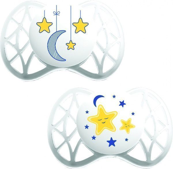 Пустышка ортодонтическая Nuvita Air 0м+ 2 шт. NV7062