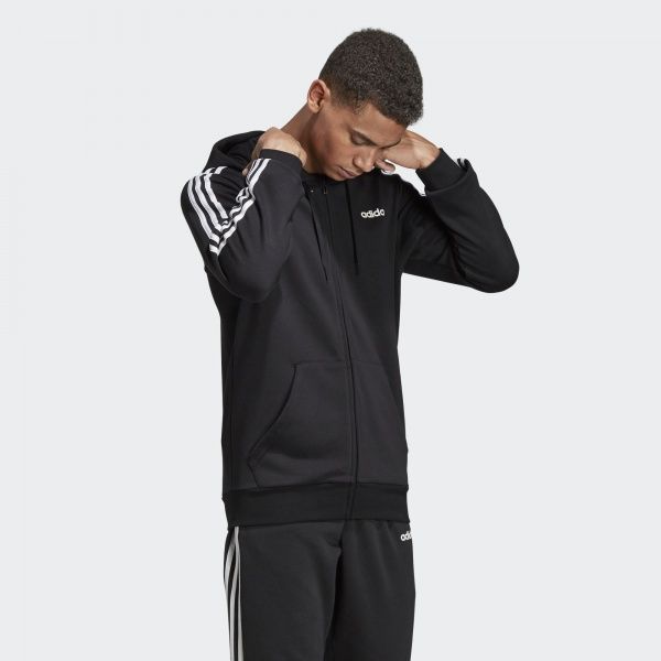 Джемпер Adidas E 3S FZ FL DQ3101 р. XL чорний
