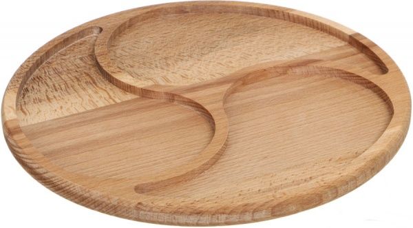 Менажниця кругла 30 см, DM-3 бук WoodSteel 