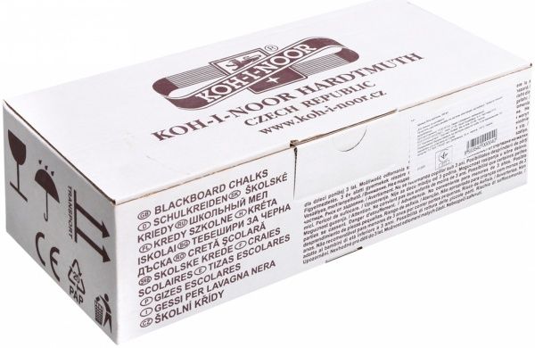 Мел школьный 100 шт. белый Koh-i-Noor