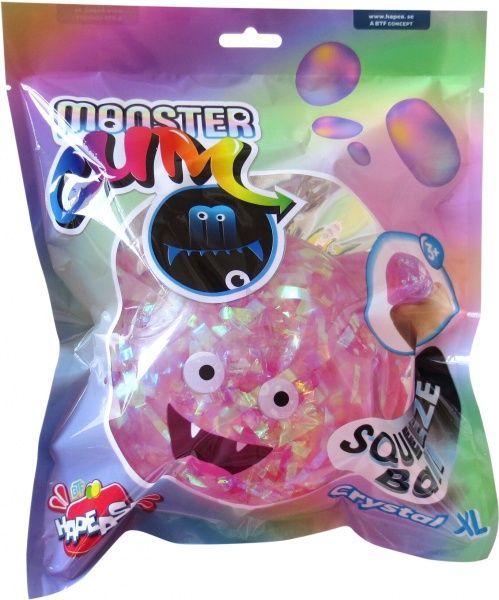 Іграшка-антистрес Monster Gum Squeeze Ball XL Crystal 12 см в асортименті