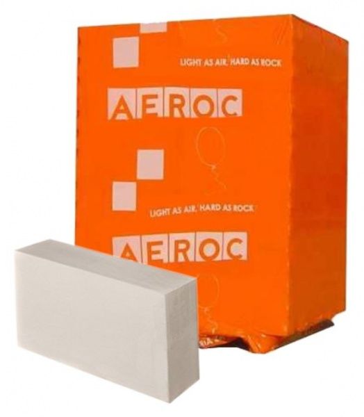 Газобетонный блок Aeroc 600x200x150 мм Element D-500 гладкий