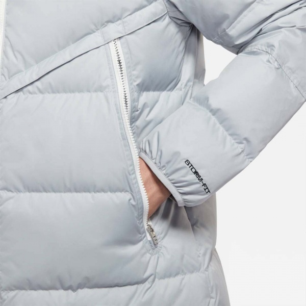 Куртка-парка Nike M NSW SF WINDRUNNER PARKA DD6788-077 р.S світло-сірий
