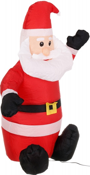 Фигурка декоративная с подсветкой Дед Мороз встроенный светодиод (LED) 120 см 