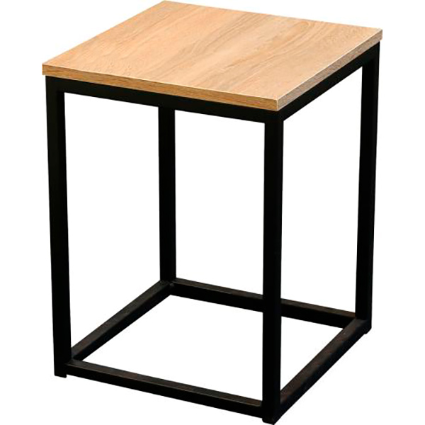 Табурет Лугалпроф дуб сонома / черный 