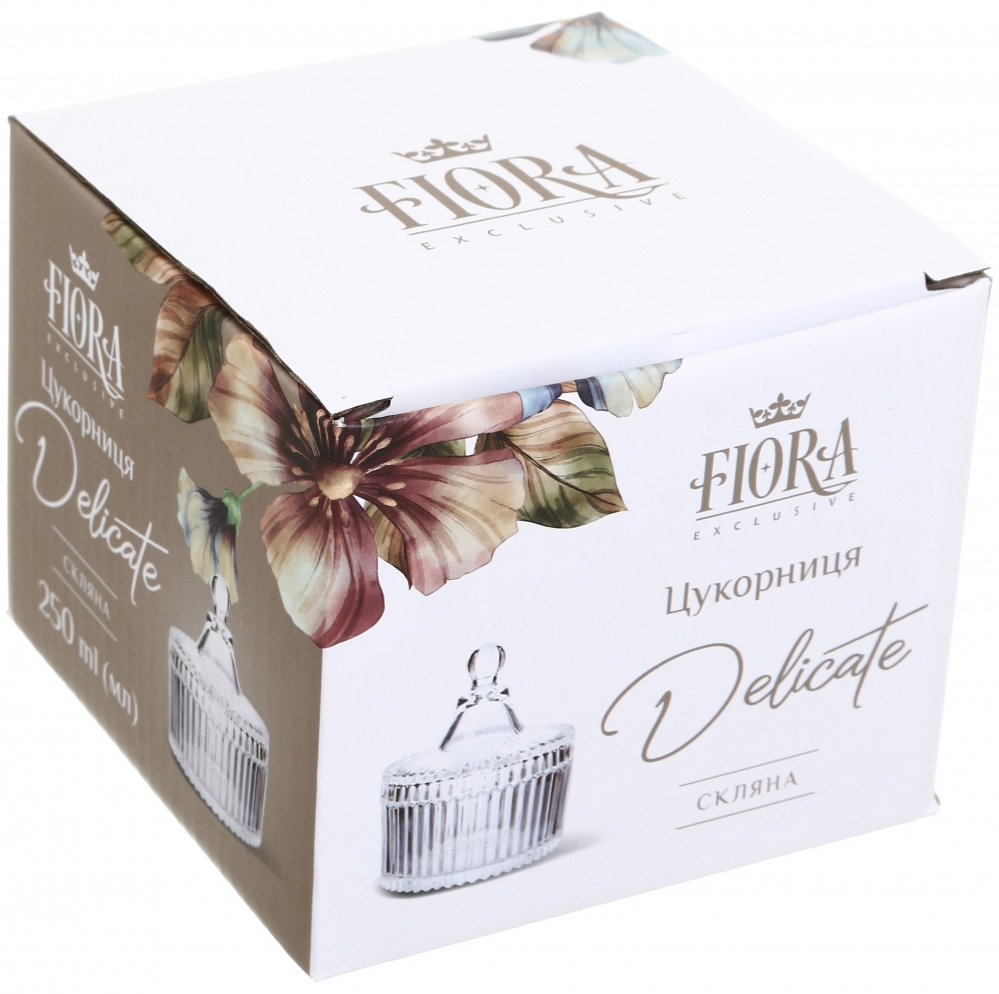 Сахарница Fiora Delicate 250 мл 10,5х12,5 см