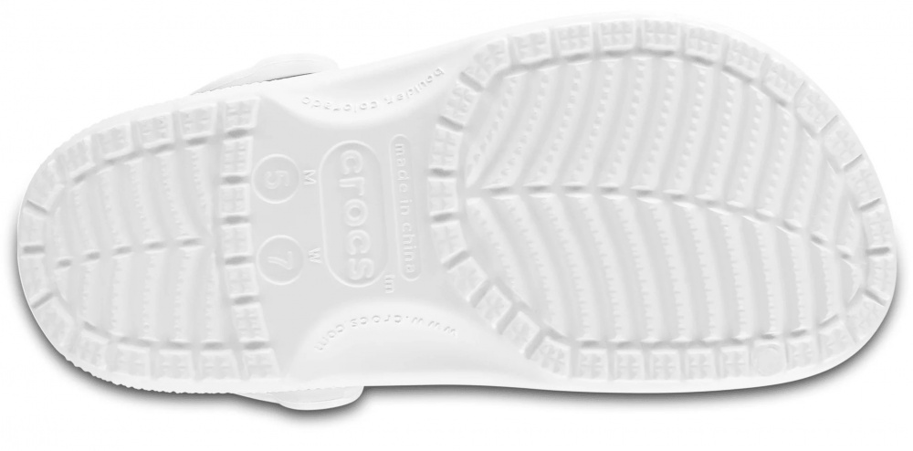 Сабо Crocs Classic Clog 10001-100 р.45/46 белый