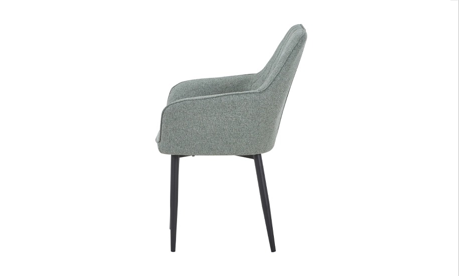 Стілець обідній Prestol Том 580х630х870 мм зелений / чорний