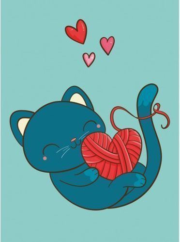 Картина Котик 21x29,7 см Posterclub 