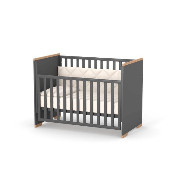 Ліжечко дитяче Veres Сіетл темно-сірий 09.3.1.37.16