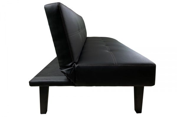 Диван прямий Чикаго-2 чорний 1750x830x740 мм