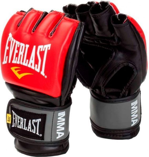 Боксерские перчатки Everlast PRO STYLE GRAPPLING GLOVES р. M 7778RSM красный