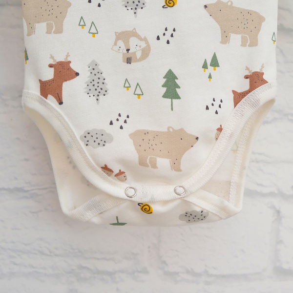 Боди детское унисекс Blanka Олененок р.80 бежевый 110362 