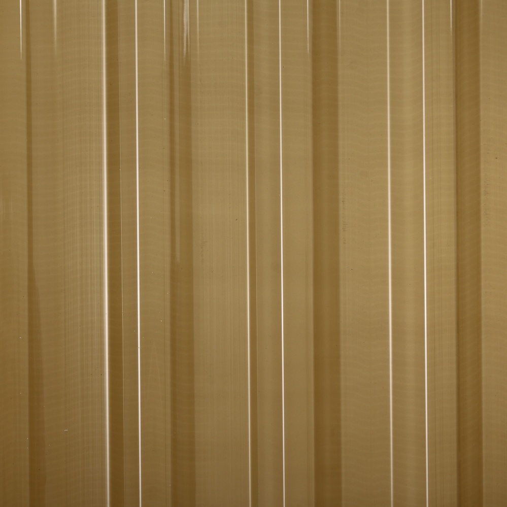 Гофрированный монолитный поликарбонат Expert 0,8x2000x1050 мм бронза