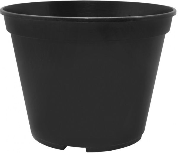 Горшок пластиковый Алеана для рассады 5 шт. 12x16 см (119040) черный 