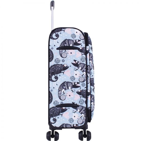 Валіза Bagland Марсель 36 л блакитний 656 (0037966194) 