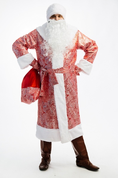 Костюм карнавальный Дед Мороз № 1 в ассортименте красный