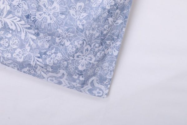 Комплект постільної білизни Paris Nanga сімейний сірий із білим Guy Laroche 