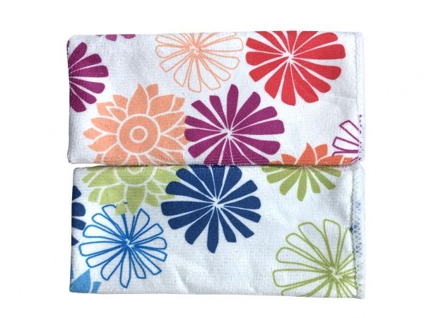 Салфетка Добра господарочка из микрофибры для кухни 30х35 см 2 шт./уп. / белый