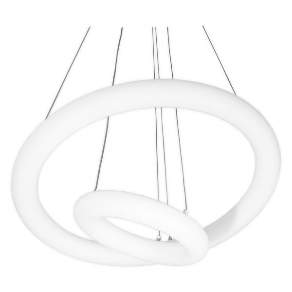 Люстра світлодіодна Hopfen Gravitation 2R з пультом ДК (Plexiglas) 94 Вт білий 