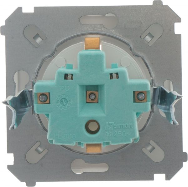 Розетка із заземленням Simon Basic без шторок білий BMGSz1.01/11