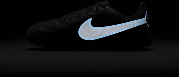 Сороконожки Nike Jr. Tiempo Legend 9 Academy TF DA1328-004 р.US 2,5Y черный