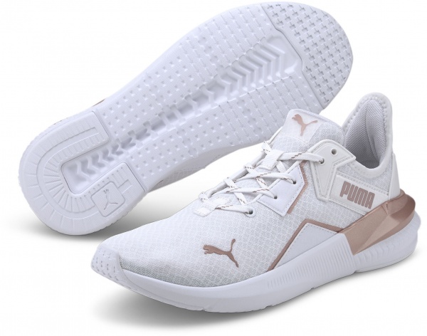 Кроссовки Puma Platinum Metallic Wns 19377302 р.UK 5 белый