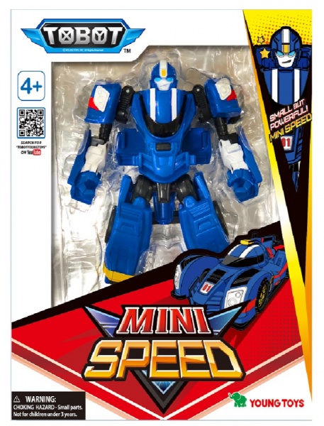 Игрушка-трансформер Tobot Детективы Галактики мини Спиди 301096 
