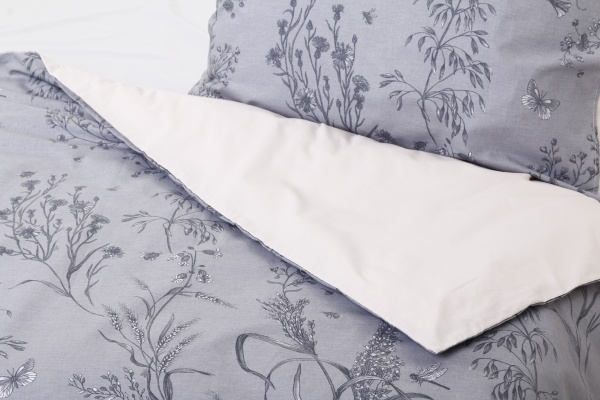 Підковдра Meadow taupe 1,5 160x220 см сірий Luna 