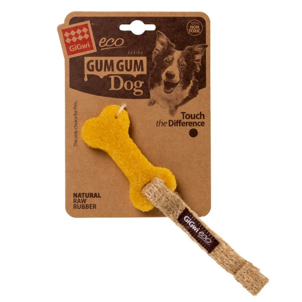 Игрушка для собак GiGwi Маленькая кость Gum Gum 9 см