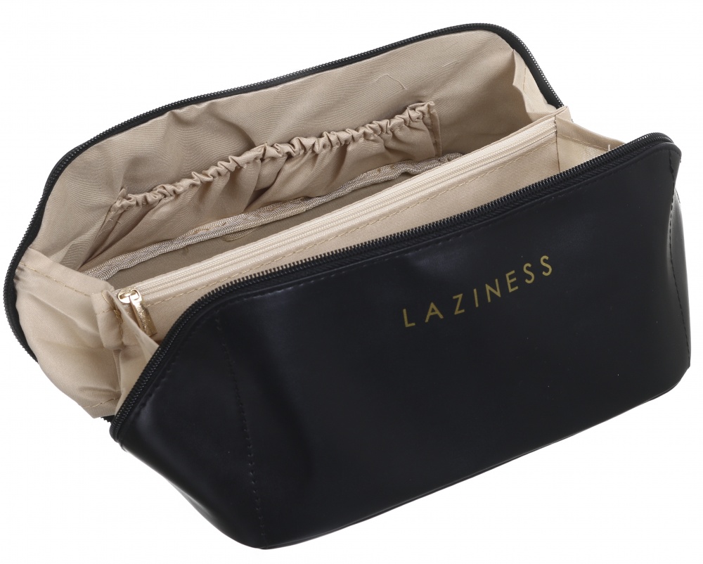 Косметичка Laziness 23,5x13x13 см чорна